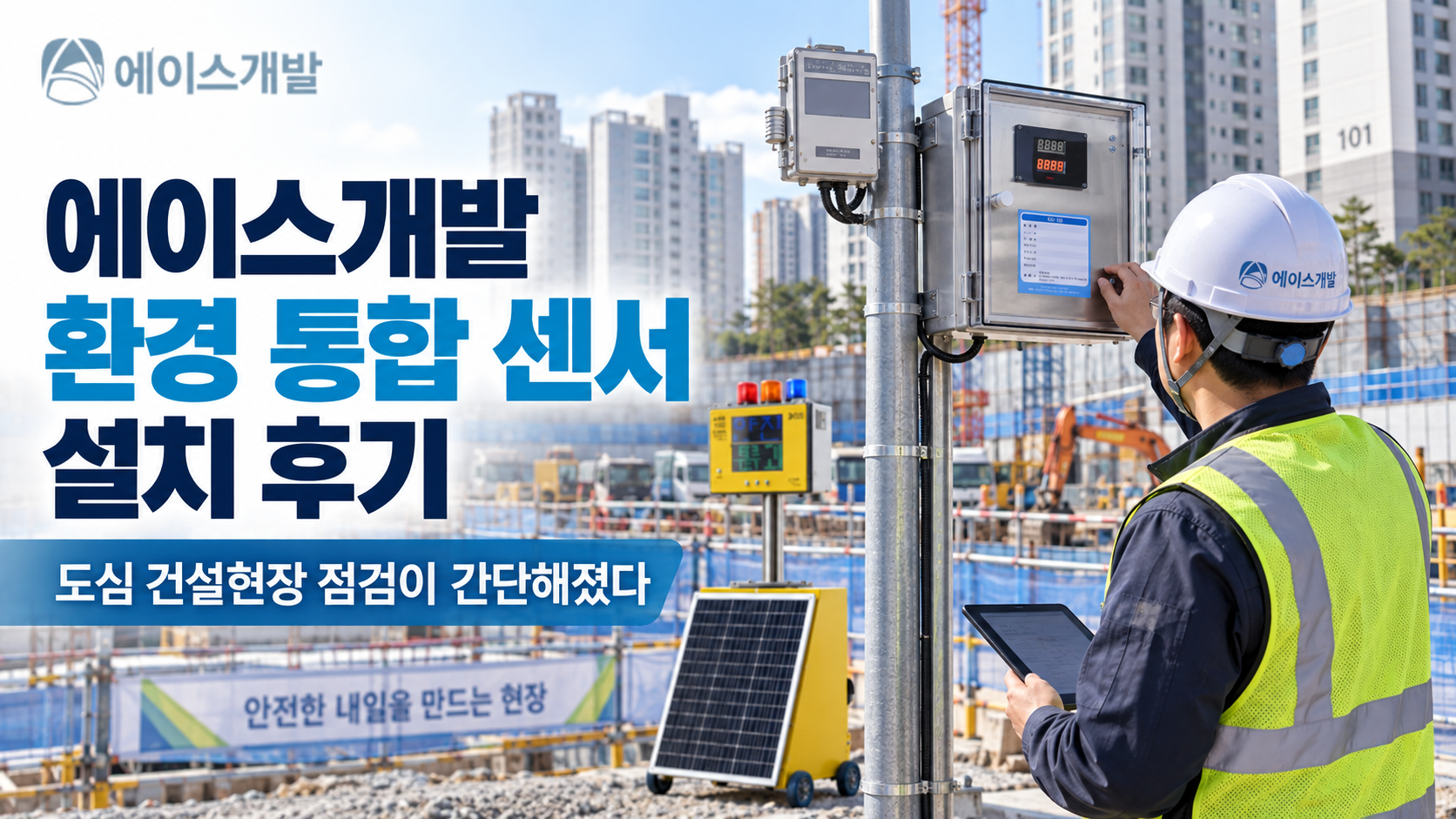 Ace Development Environmental Integrated Sensor Installation Review Inspection of urban construction sites has become simpler
